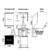 Porta residuo acero inoxidable 2001AC - comprar online