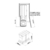 Porta residuo doble 12+12lt en internet
