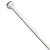 Barral lujo extensible aluminio 1,40 a 2,60m blanco - comprar online