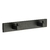 Percha doble Ray negra bronce