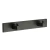 Percha doble Ray negra bronce
