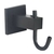Percha bronce qubic gancho Cromo/negro - comprar online