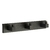 Percha triple Ray negra bronce