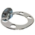 Porta cepillo mini autoadhesivo bronce cromo - comprar online