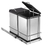 Porta residuo doble acero inoxidable 2000