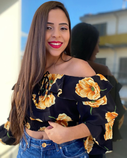 Cropped ciganinha - comprar online