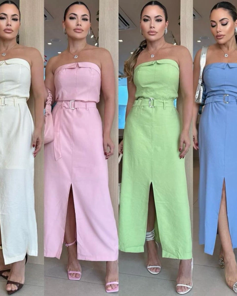 Vestido mid tomara que caia - comprar online