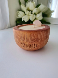 Vela de Soja | Confianza • Cuarzo Rosa • Papaya