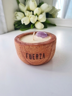 Vela de Soja | Fuerza • Amatista • Guava y Lychee