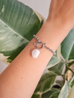 Pulsera Cuarzo Blanco | Pulida