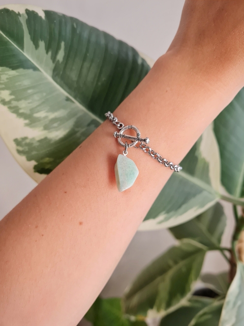 Pulsera Amazonita | Pulida