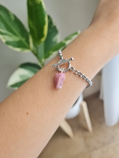 Pulsera Turmalina Rosa | En Bruto