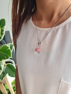 Collar Turmalina Rosa