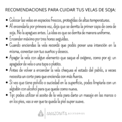 Vela de Soja | Confianza • Cuarzo Rosa • Papaya - tienda online