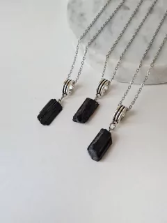 Collar Turmalina Negra - Tamaño 3