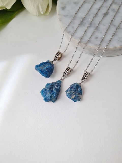 Collar Apatita Azul - Tamaño 2