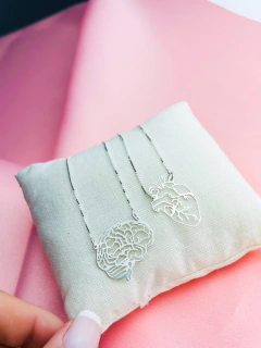 Escapulário Razão/emoção - Prata 925 - comprar online