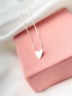 Colar Coração chapa