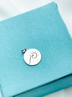 Pingente Placa Onda"