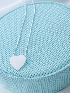 Colar Chapa coração liso