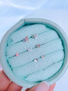 Brinco Coração Origami na internet