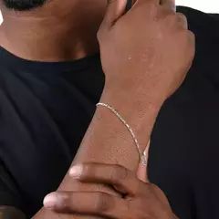 Pulseira Masculina Veneziana alongada 028mm - comprar online