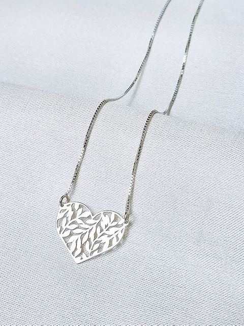 Colar Coração Ramos