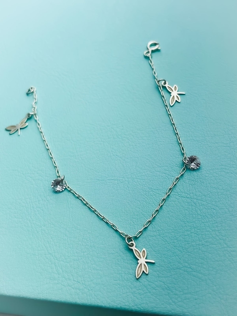Pulseira Libélula P com zircônia
