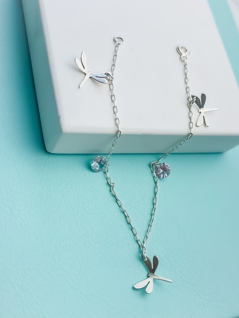 Tornozeleira Libélula G com zircônia