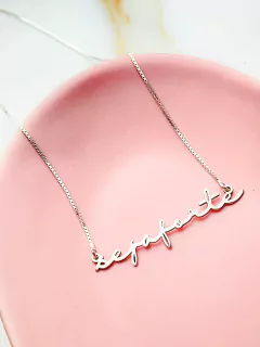 Colar Seja forte manuscrito - comprar online