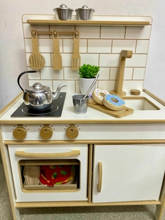 Cocina Melamina con estante - comprar online