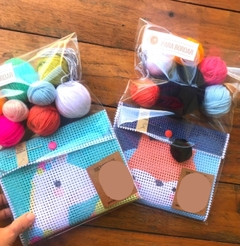 kit cartera tapiz para bordar