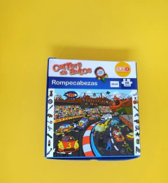 rompecabeza carrera de autos- 88 piezas - comprar online