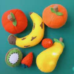 comiditas de tela frutas - comprar online