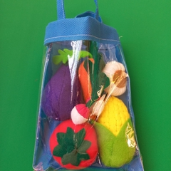 comiditas de tela verduras - comprar online