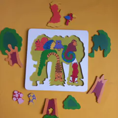 rompecabezas encastre doble de la selva en internet