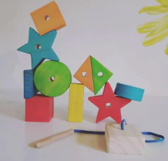 Enhebrado de formas - Plaza de Papel