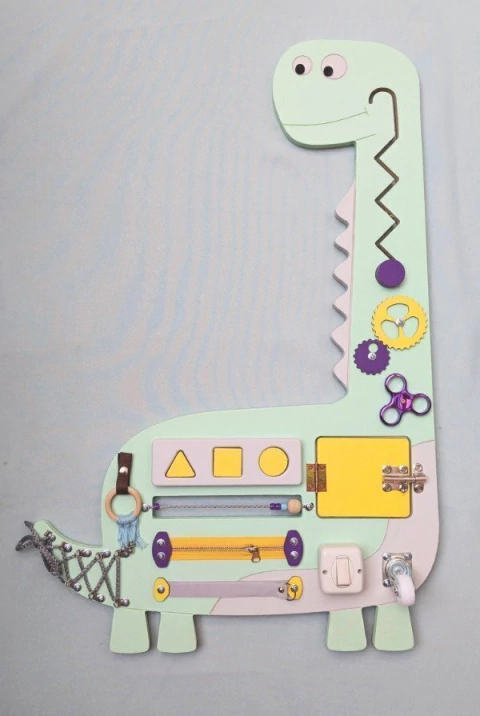 Tablero Sensorial Dino