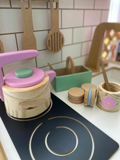 Set de mate de madera