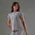 CAMISETA FEMININA LONGLINE GRAY - comprar online