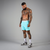 SHORT DUPLO PERFORMANCE AZUL CELESTE - Sieg Sports® | Loja Oficial