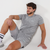 SHORT DUPLO PERFORMANCE CINZA - loja online