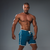 BOARDSHORT RETRÔ LINES PETRÓLEO