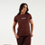 CAMISETA FEMININA OUTLINE COURO - loja online