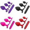 Kit Plug Anal de Silicone com power bullet - comprar online