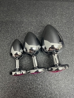 Plug Anal de Metal Tamanho G - Sex Shop em Campos