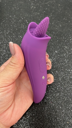 Vibrador Estimulador de clitóris em formato de língua na internet