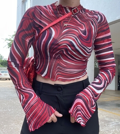 Cropped tule sline