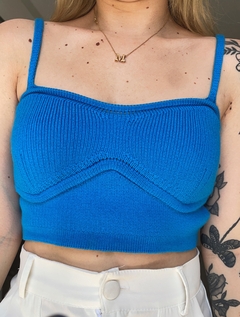 Cropped tricot bell - comprar online