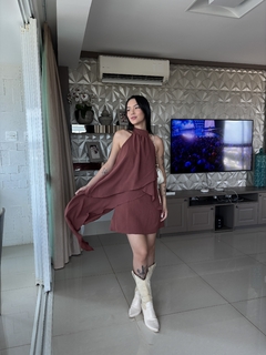 Vestido ivy marrom - Dameda
